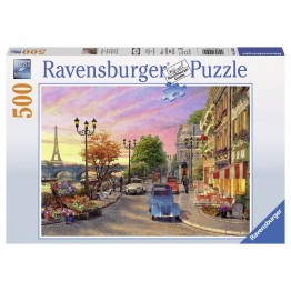 Puzzle O seara in Paris, 500 piese Ravensburger